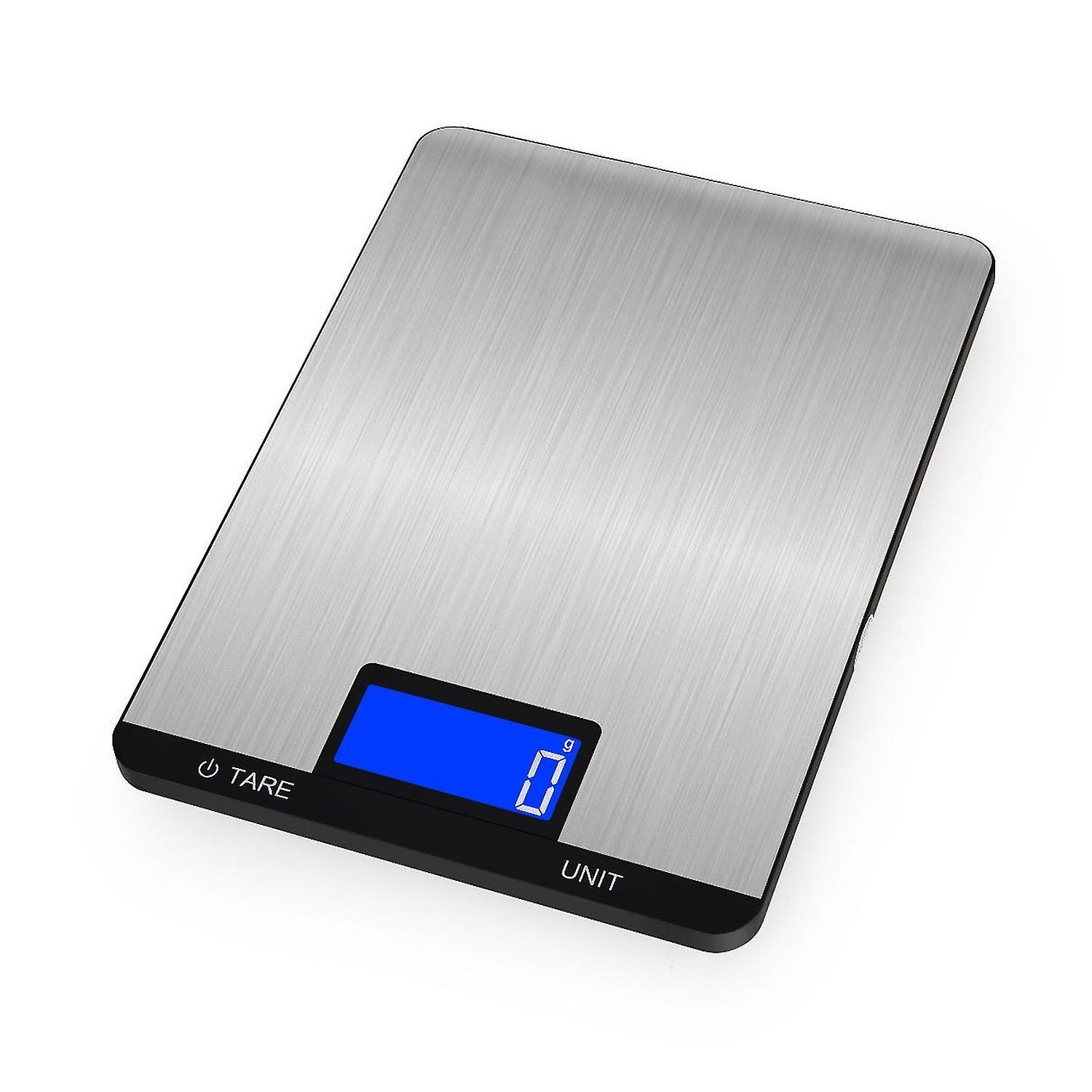Digitale Küchenwaage 10 Kg/22 Lb, Wiederaufladbar, Mit Lcd-display, Touch-tasten Und 7-zoll-einheiten