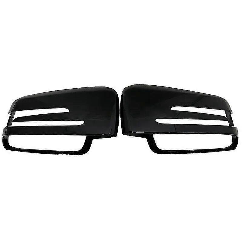 Außenspiegelkappen, Schwarz, Für Mercedes-benz W176, W246, W212, W204, C117, X156, X204, W221, C218, Abces, Cla, Gla, Glk-klasse – Hochglanzschwarz