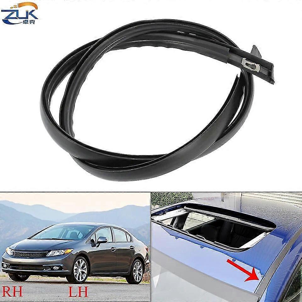Dachablaufleiste Aus Gummi Mit Metallclips Für Honda Civic Limousine Fb2 2012–2015 – Rechte Seite