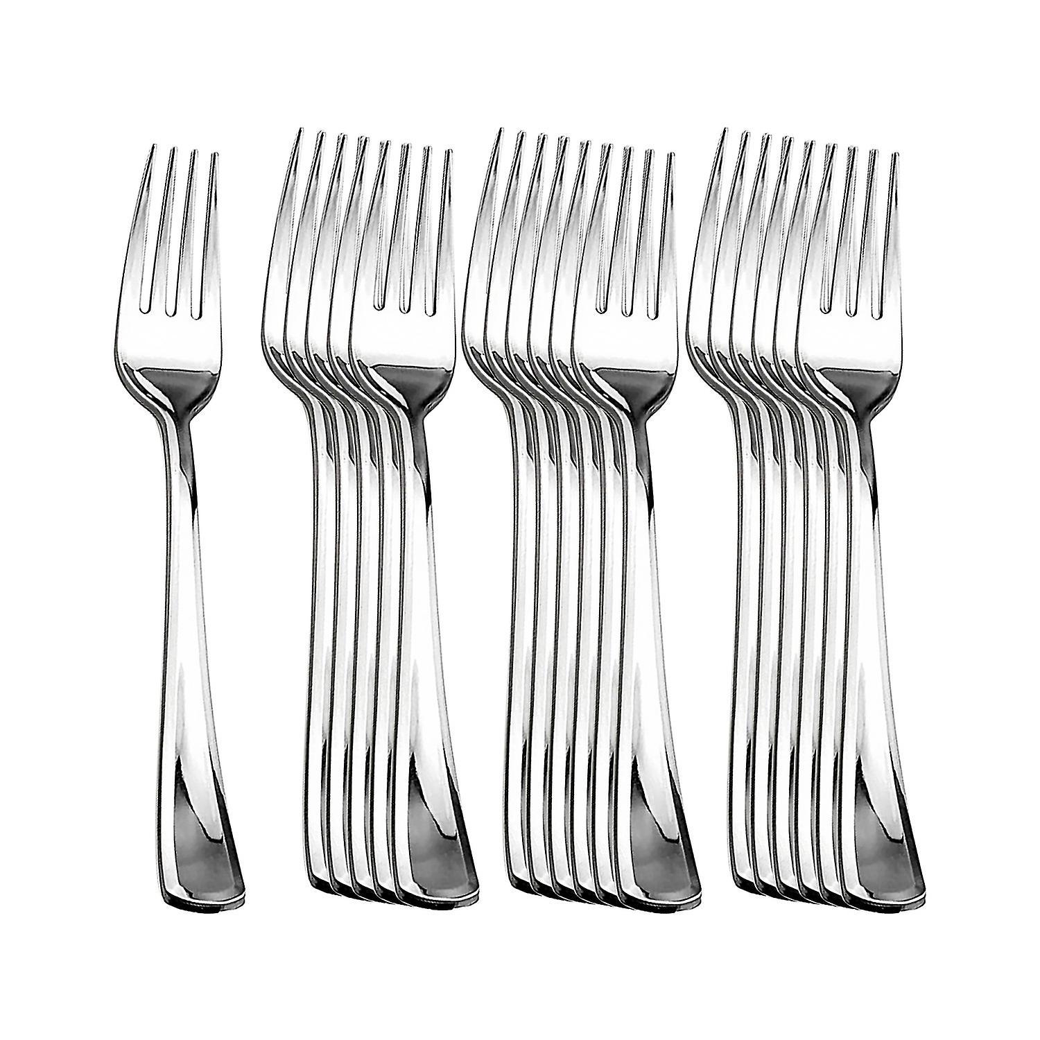 18-teiliges Kunststoff-besteckset Mit Gabeln, Minimalistisches Einweggeschirr-set, Geschirrset Für Partys Und Hochzeiten