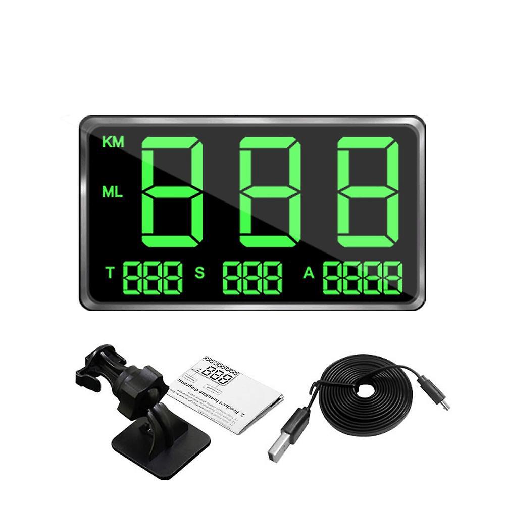 Head-up-display Mit Gps Und Digitalem Tachometer, 4,5-zoll-led-digitalanzeige, Anzeige Von Mph Und Km/h