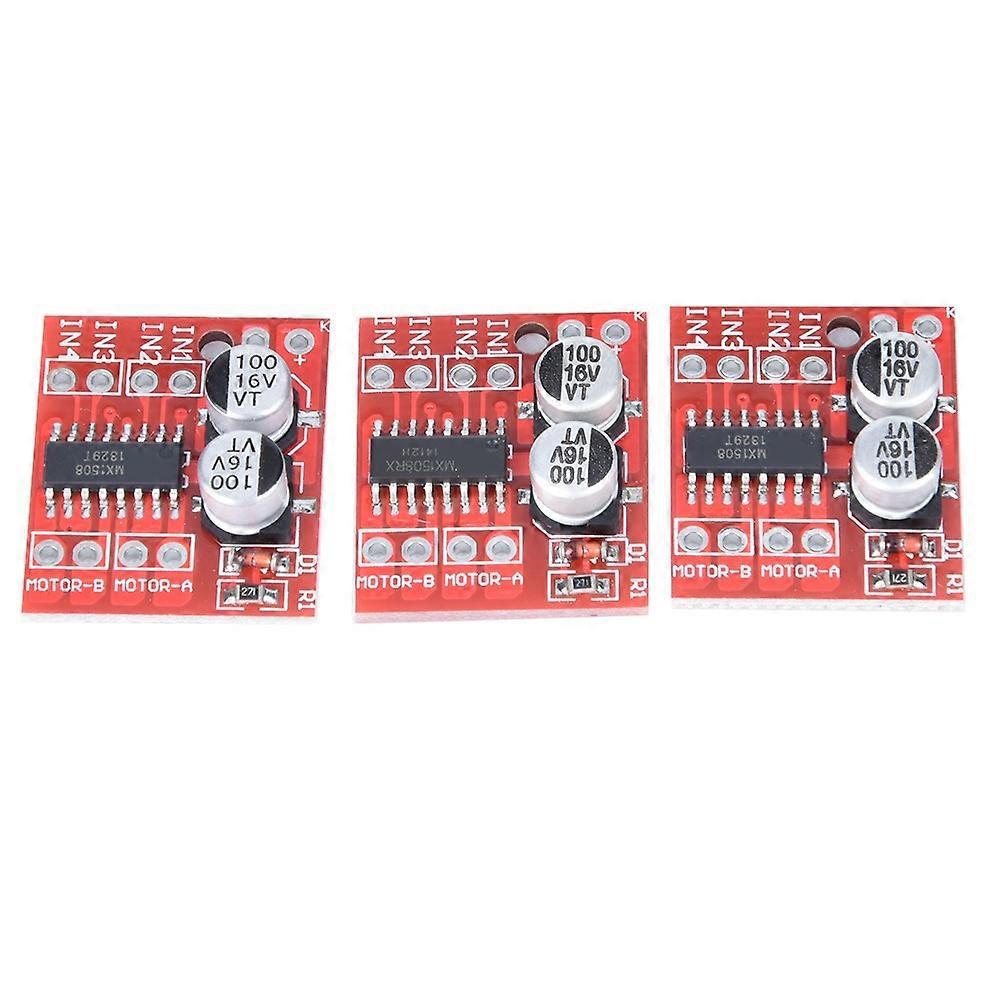 Stück 1,5 A 2-wege-gleichstrommotortreibermodul Mit Pwm-drehzahlregelung Und Dual-h-brücke (ersetzt L298n)