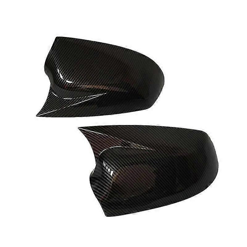 Außenspiegelabdeckung Aus Glänzend Schwarzem Carbonfaser-material Für Ford Focus 2002 – Carbonfaser-optik