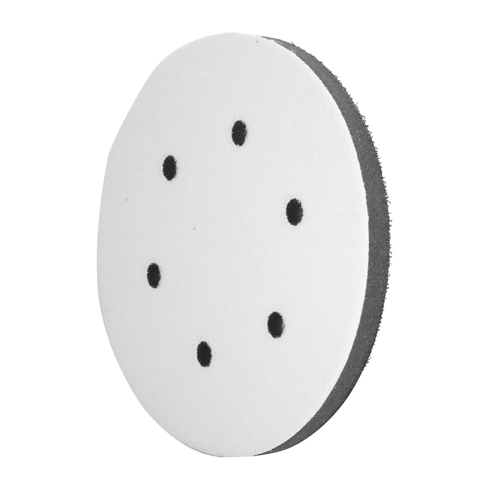 150 Mm Durchmesser Weicher Pufferschwamm-zwischenpolster Für Schleifpads (6 Löcher)