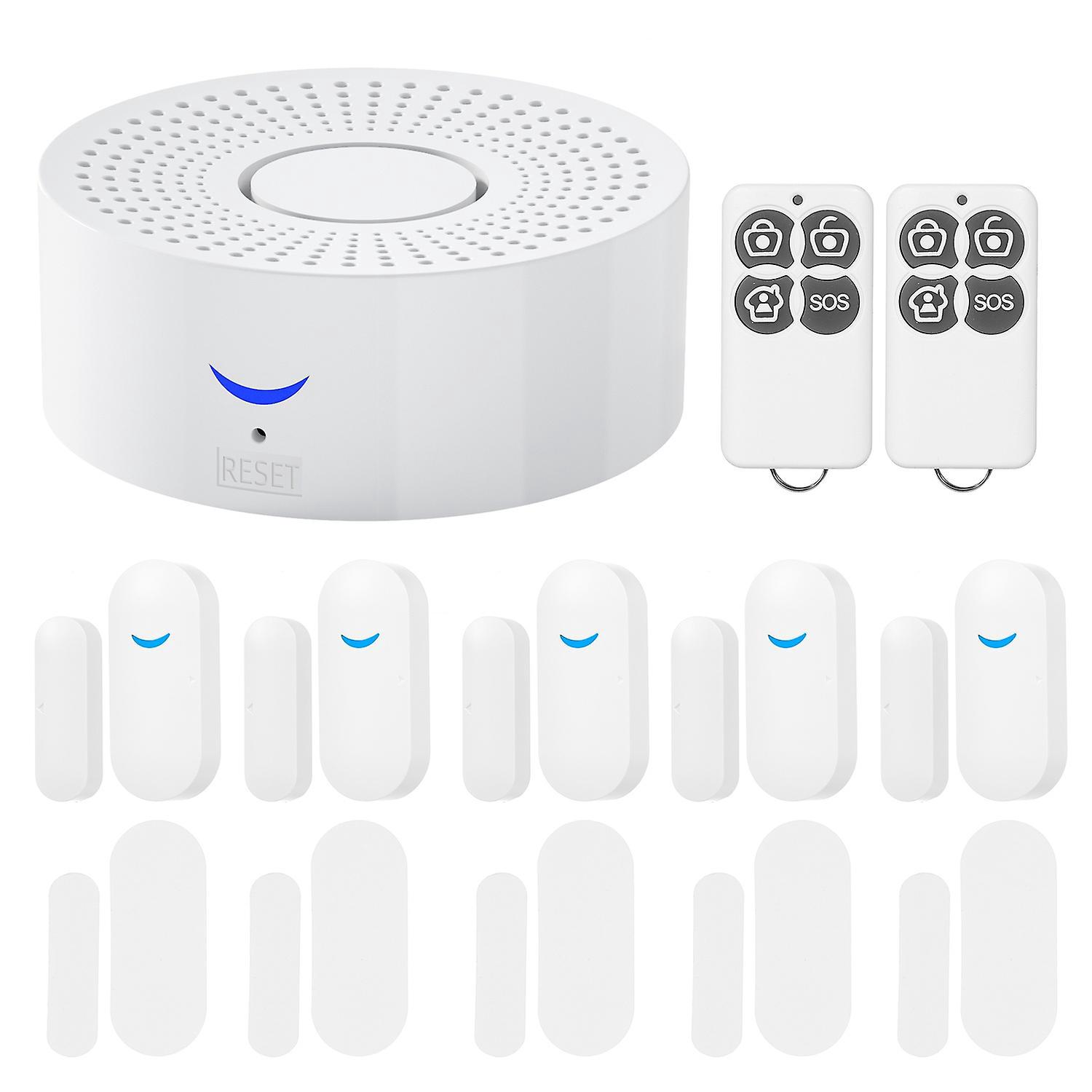 Intelligentes Wlan-sicherheitsalarmsystem-set Mit Multifunktionsalarmen, Tür- Und Fenstersensoren Sowie Magnetischer Heimüberwachung
