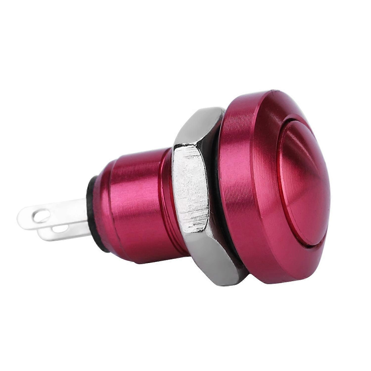 1a 24v 8mm Mini-wasserdichter Kfz-momentan-drucktaster Aus Zink-aluminium-legierung