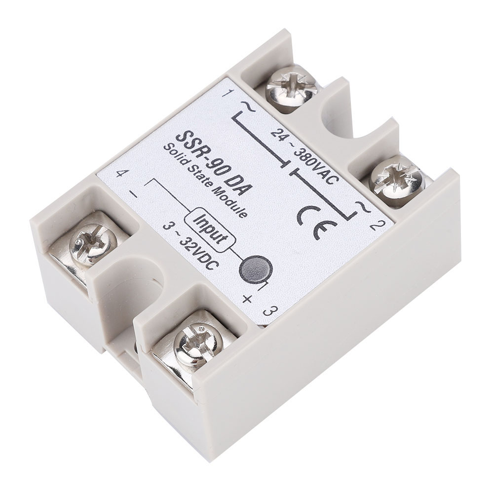 Ssr-90da 90a Halbleiterrelaismodul Ssr Dc/ac-eingang 3-32v Dc