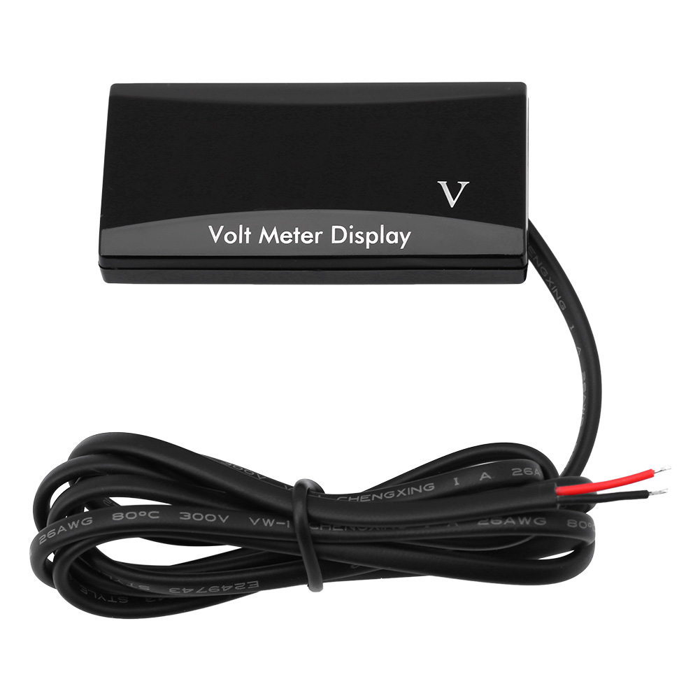 12v Auto Motorrad Digitales Led-display Voltmeter Spannungsanzeige Panelmeter (blau)