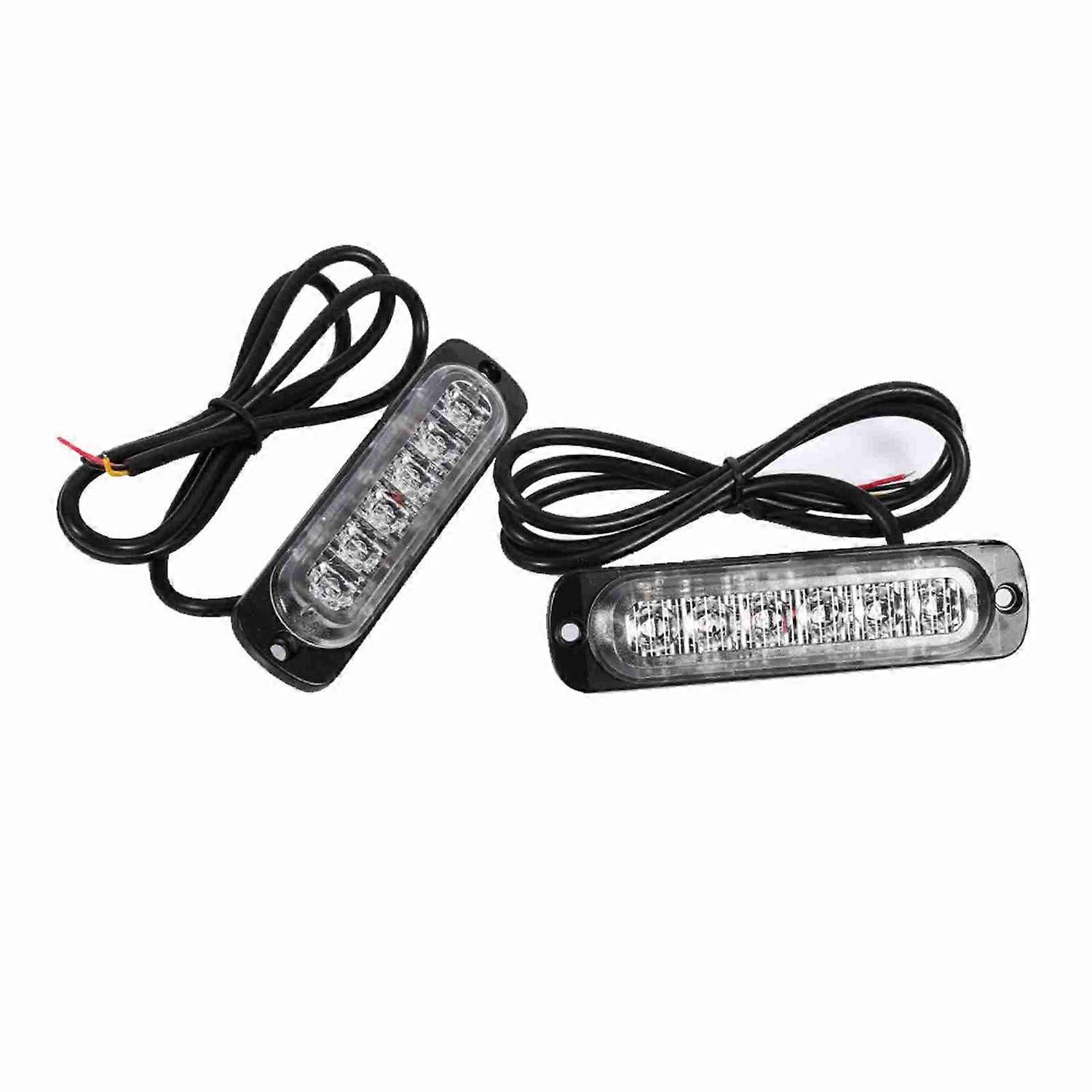Stück 12v 6 Led Auto Lkw Notfall-warnleuchte Blitzlicht Warnblinker Gelb