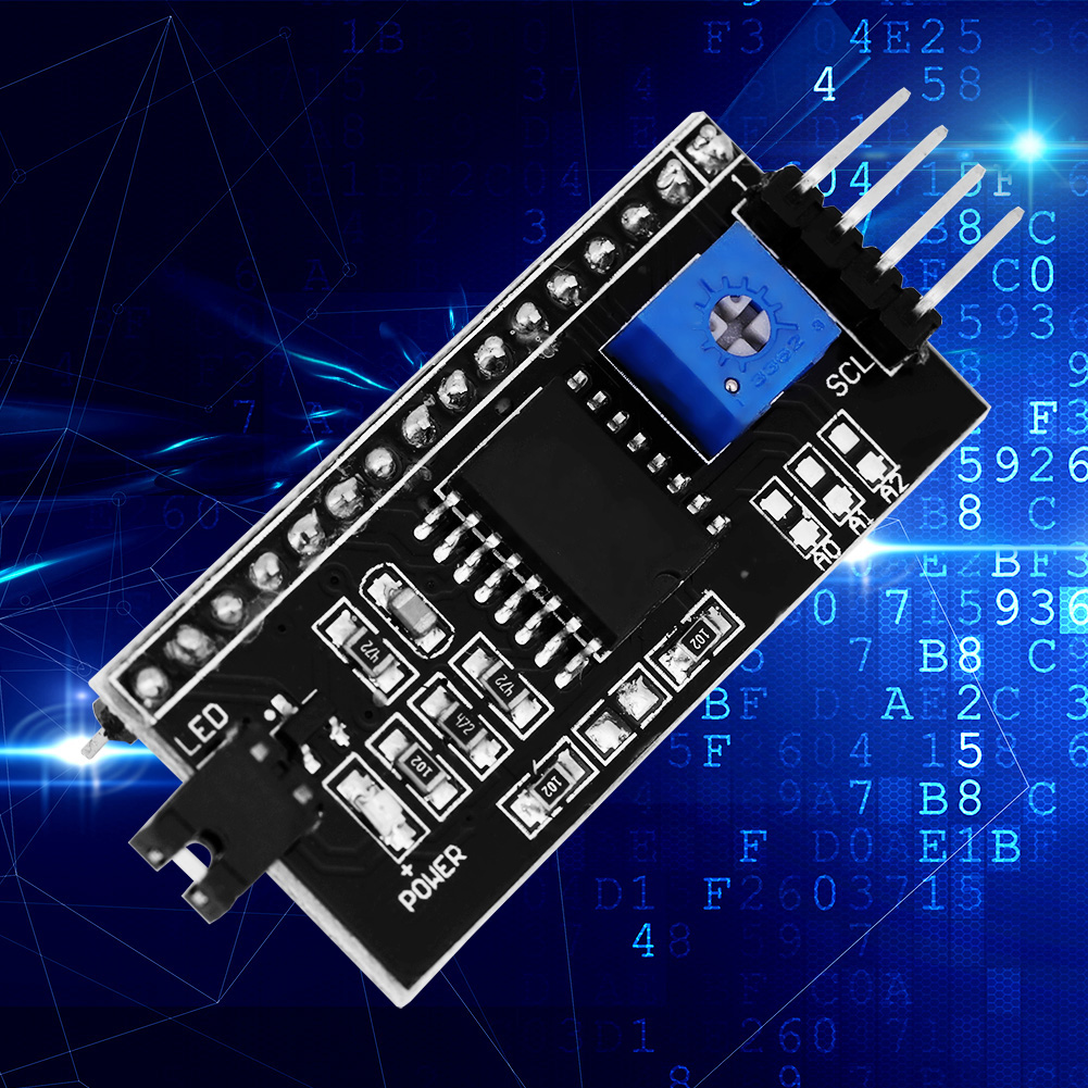 Lcd1602 Adapterplatine Iic/i2c-schnittstelle 5v-konvertermodul Für 1602 Lcd