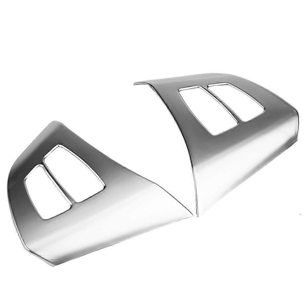 2 Stück Chrom-lenkradknopfrahmen-zierabdeckungen Für X5 E70 2008‐2013