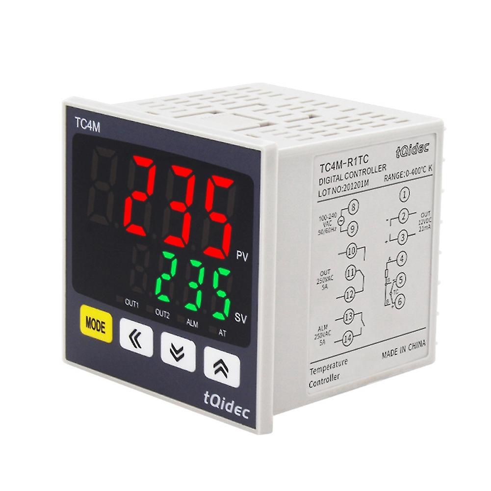 0400℃ Einstellbarer Intelligenter Präzisionstemperaturregler Mit Digitalanzeige, Relais, Halbleiter-ssr O