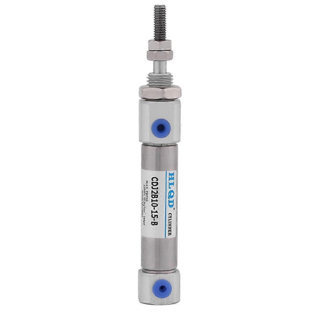 Stück Mini-edelstahl-doppelwirkungs-luftzylinder, Hub 15 Mm/0,6 Zoll, Max. 1 Mpa