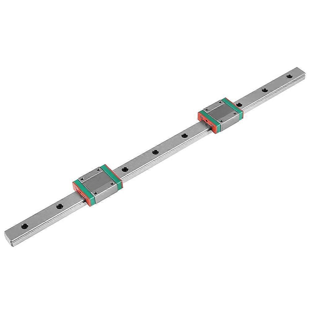 Stück 400 Mm/15,7 Zoll Hochpräzise Miniatur-linearführung Aus Stahl Mit 2 Blöcken