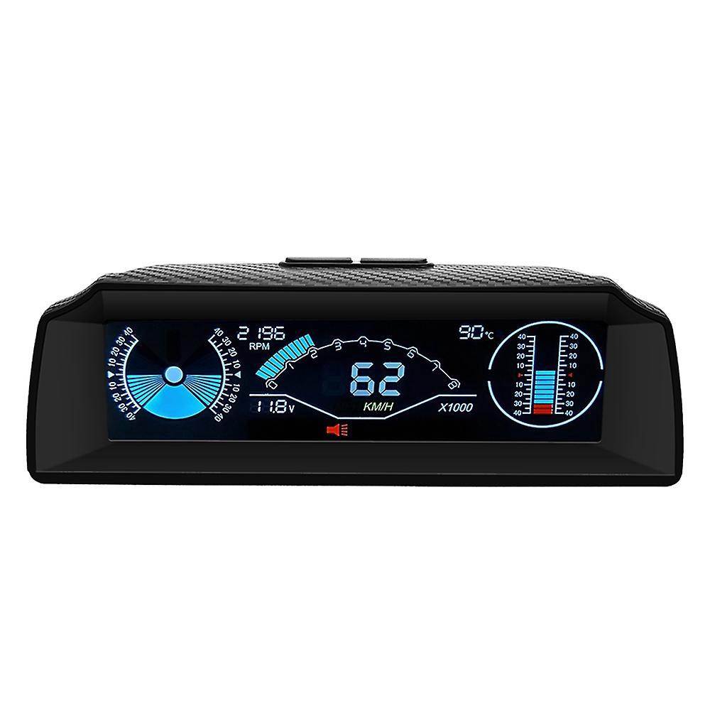Head-up-display Mit Lcd-digitaltacho, Multifunktions-neigungsmesser Und Winkelmesser (unterstützt Ov)