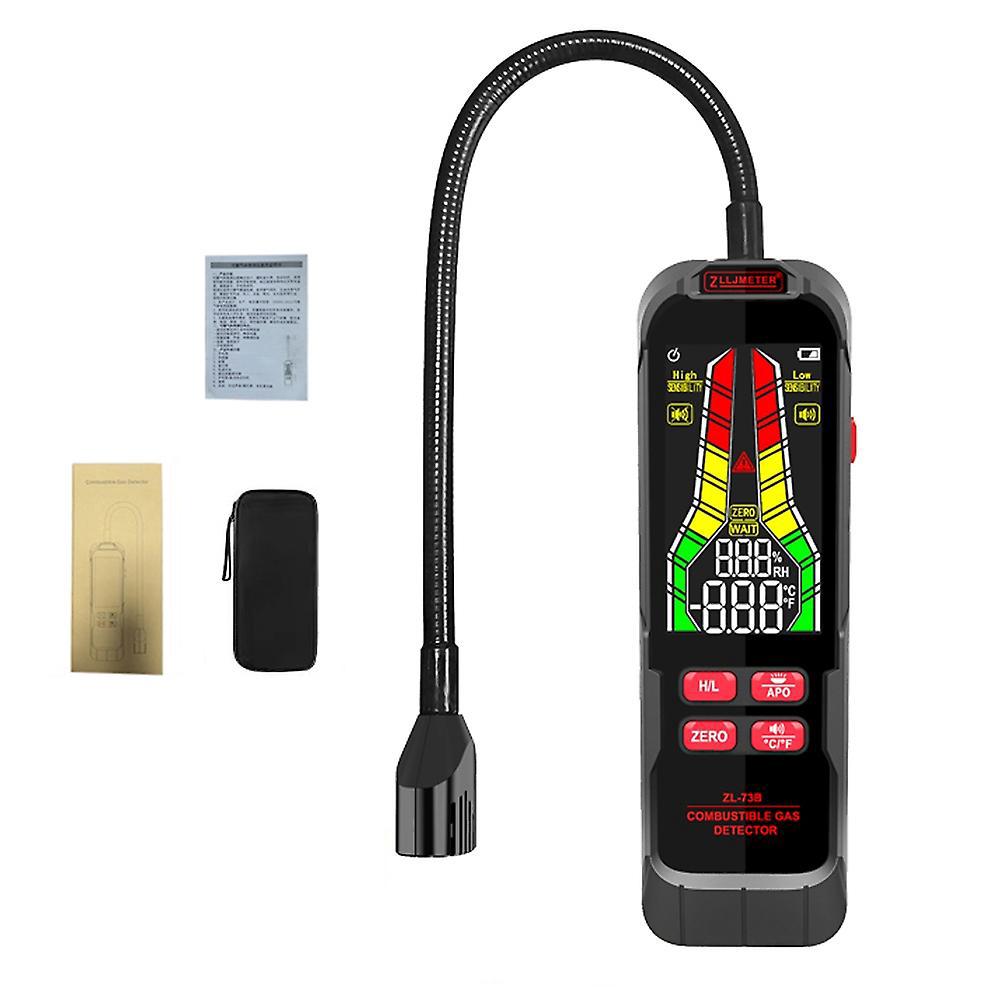 Tragbares Lecksuchgerät Für Brennbare Gase, Erdgas-leckagetester, Tragbares Lecksuchgerät Für Brennbare Gase Con-zl73a (batteriebetrieben) – Mehrfarbig