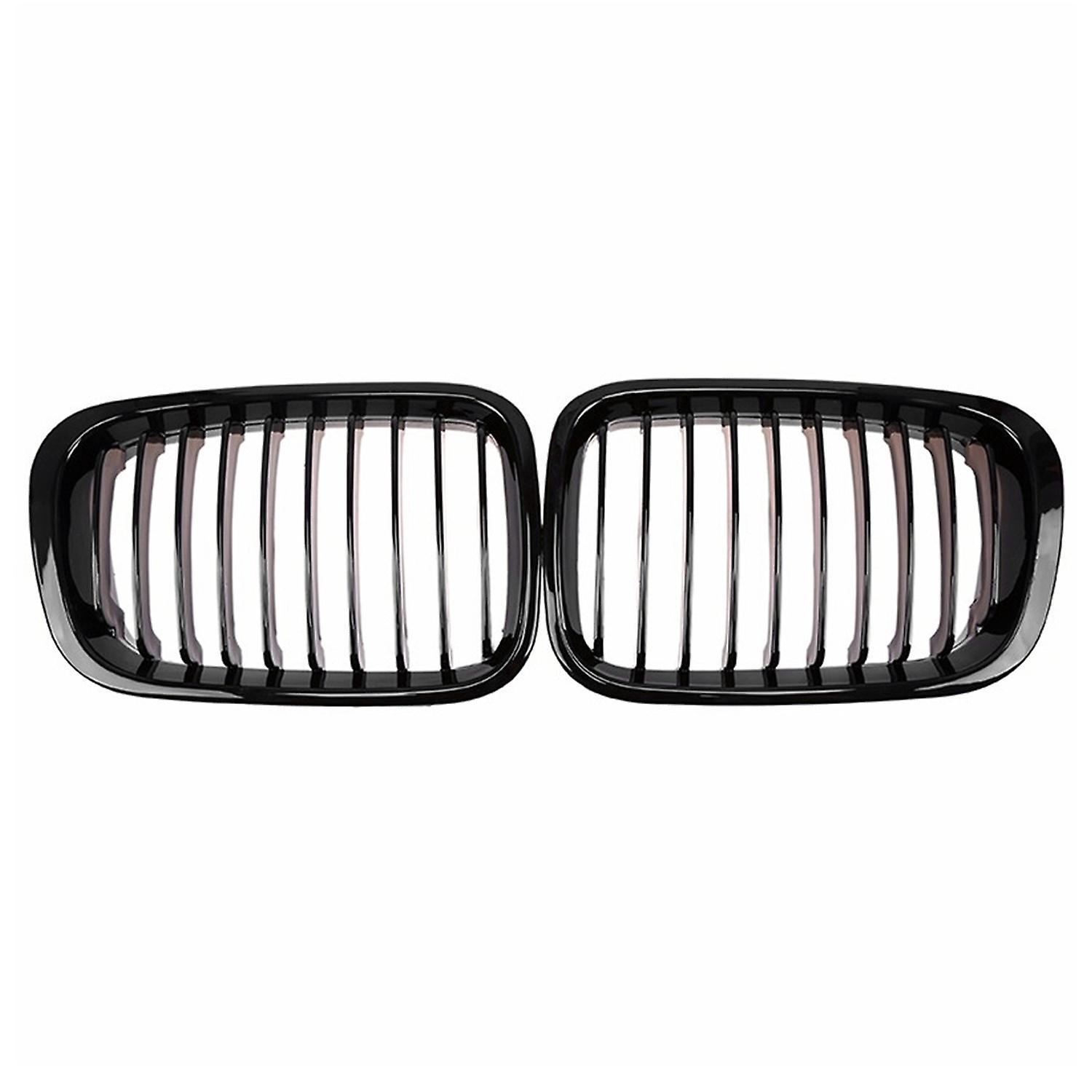 2 Stück Frontstoßstangen-motorhauben-nierengrill Renngrill Ersatz Für Bmw 3er E46 4-türer 1998-2001