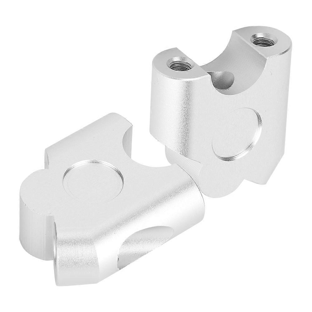 22 Mm Universal-motorradlenkererhöhung, Lenkerklemmung, Rückseitiger Verstelladapter (verchromt)
