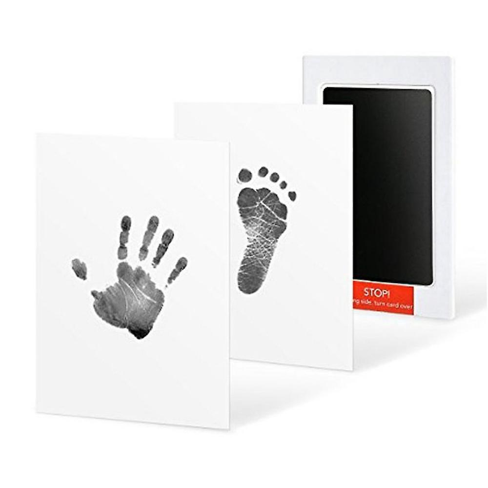 Baby-handabdruck- Und Fußabdruck-set Mit Stempelkissen, Baby Clean Touch Stempelkissen, Meilenstein-erinnerungsstück Mit Rahmen Und Seilclip
