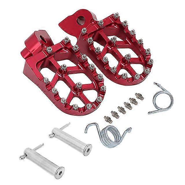 Motorrad-fußrasten-stifte Für Gas Gas Ec 50, 125, 200, 250, 300, 450, 515, Ec125, Ec200, Ec250, Ec300, Ec450, Ec515 (1997–2015) – Set Rot
