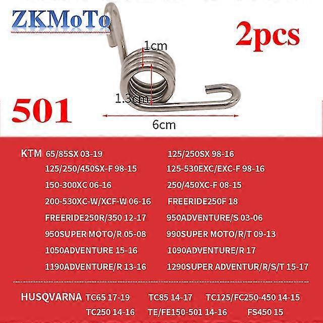 Motorrad-fußrasten, Fußstützenfeder Für Ktm Exc Excf Xc Xcf Xcfw 125 200 250 300 530 Freeride Sx85 Sx125 Sx250 Sxf-501