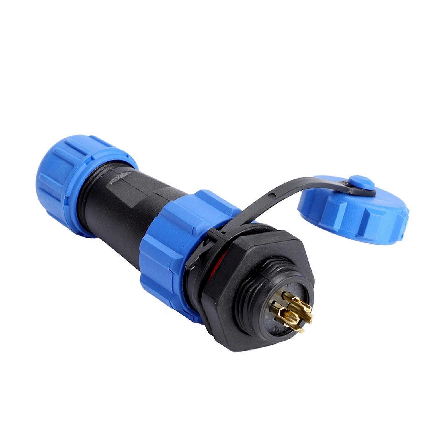 Ip67 Sp13 4-poliger Wasserdichter Kunststoffstecker (4-polig)