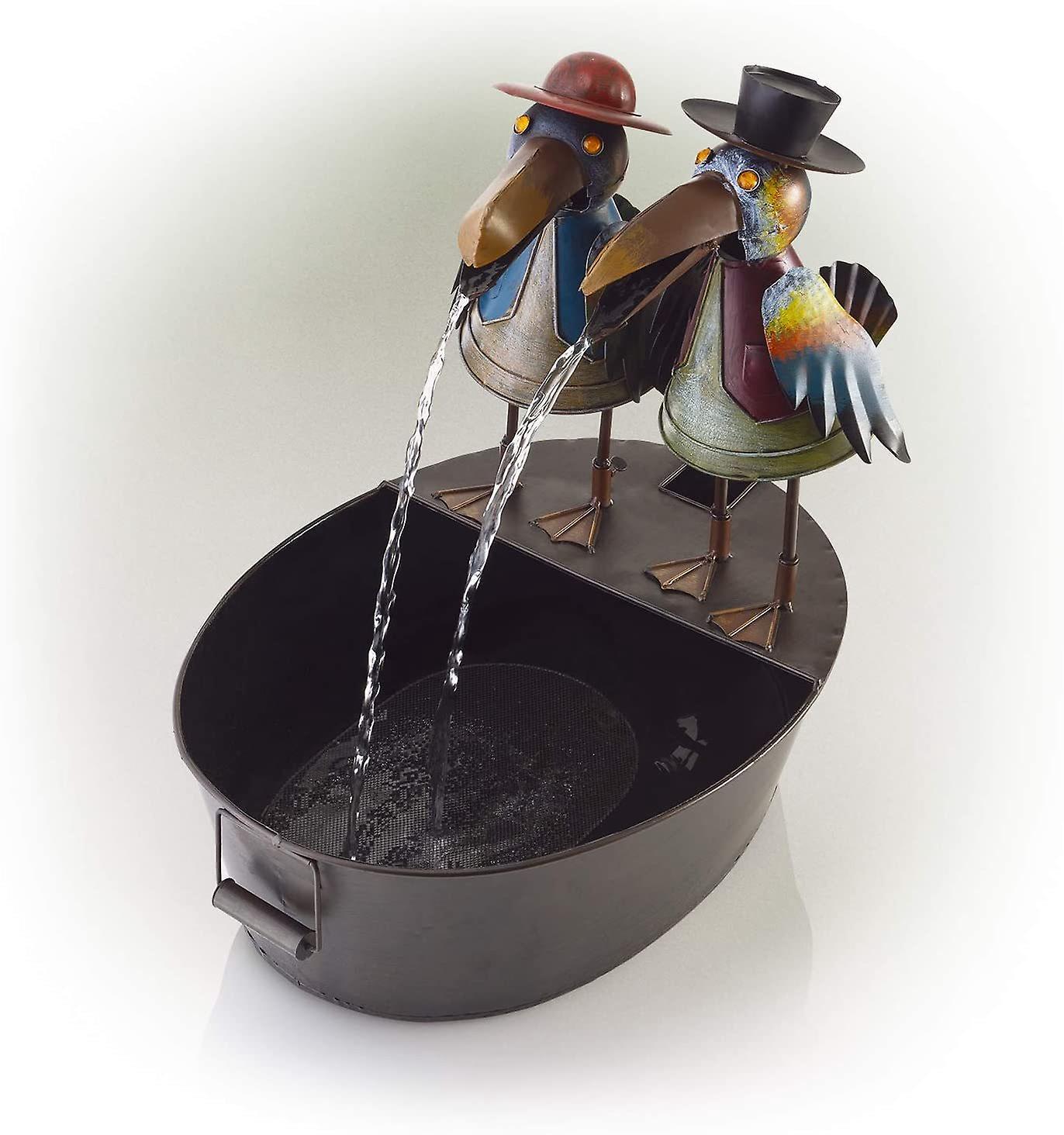 Entdecken Sie Grenzüberschreitende Neue Harzkunstwerke: Tukan-tukan-brunnen, Garten- Und Hofdekoration.