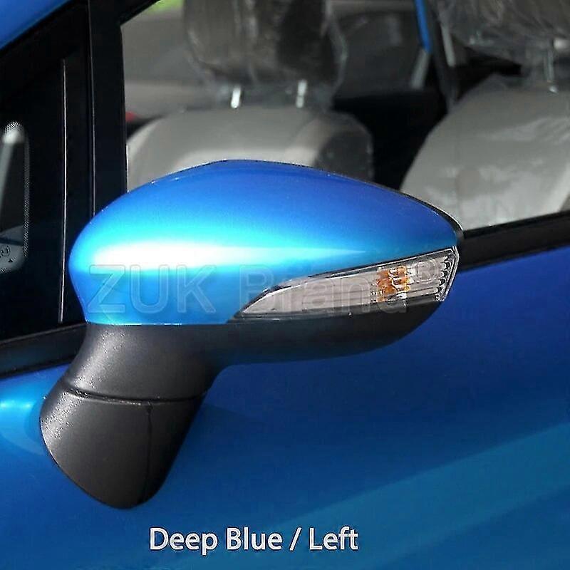 Farbig Lackierte Außenspiegelabdeckung Für Ford Fiesta (2009–2014) – Hellblau, Links