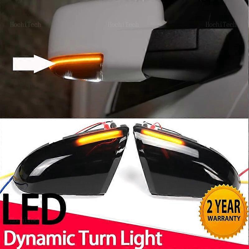 Dynamische Schwarze Led-blinker, Sequentielle Rückspiegelbeleuchtung Für Dodge Ram 1500, 2500, 3000, 4000k (links Und Rechts)