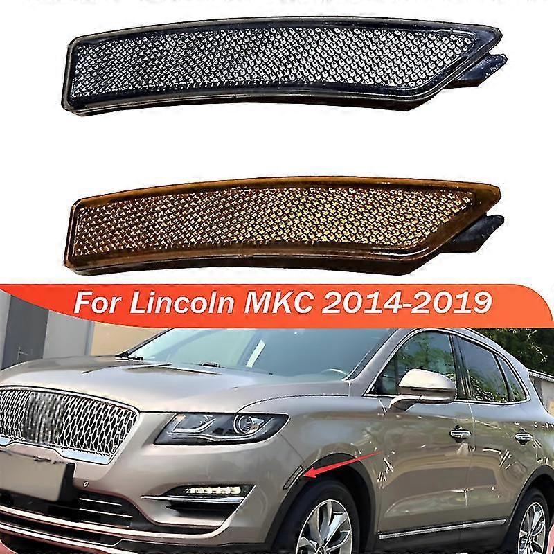 1/2 Stück Autoteile Seitenwarnleuchten Frontstoßstangenreflektor Seitenmarkierungsleuchte Glühbirne Für Lincoln Mkc 2014 2015 2016-2019 --nur Weiß Rechts