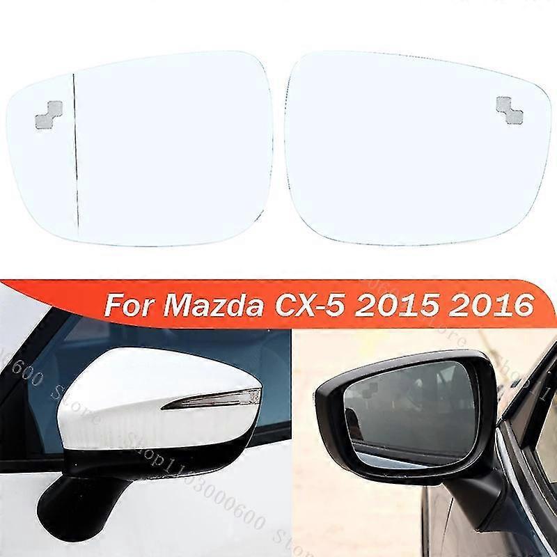 Außenspiegelglas Mit Beheizbarem Totwinkelassistenten Für Mazda Cx-5 Cx5 2015 2016 – 1 Stück Links