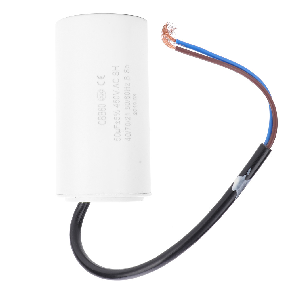 Cbb60 Anlaufkondensator 450 V 50 Μf Mikrofarad Kondensatorkabel