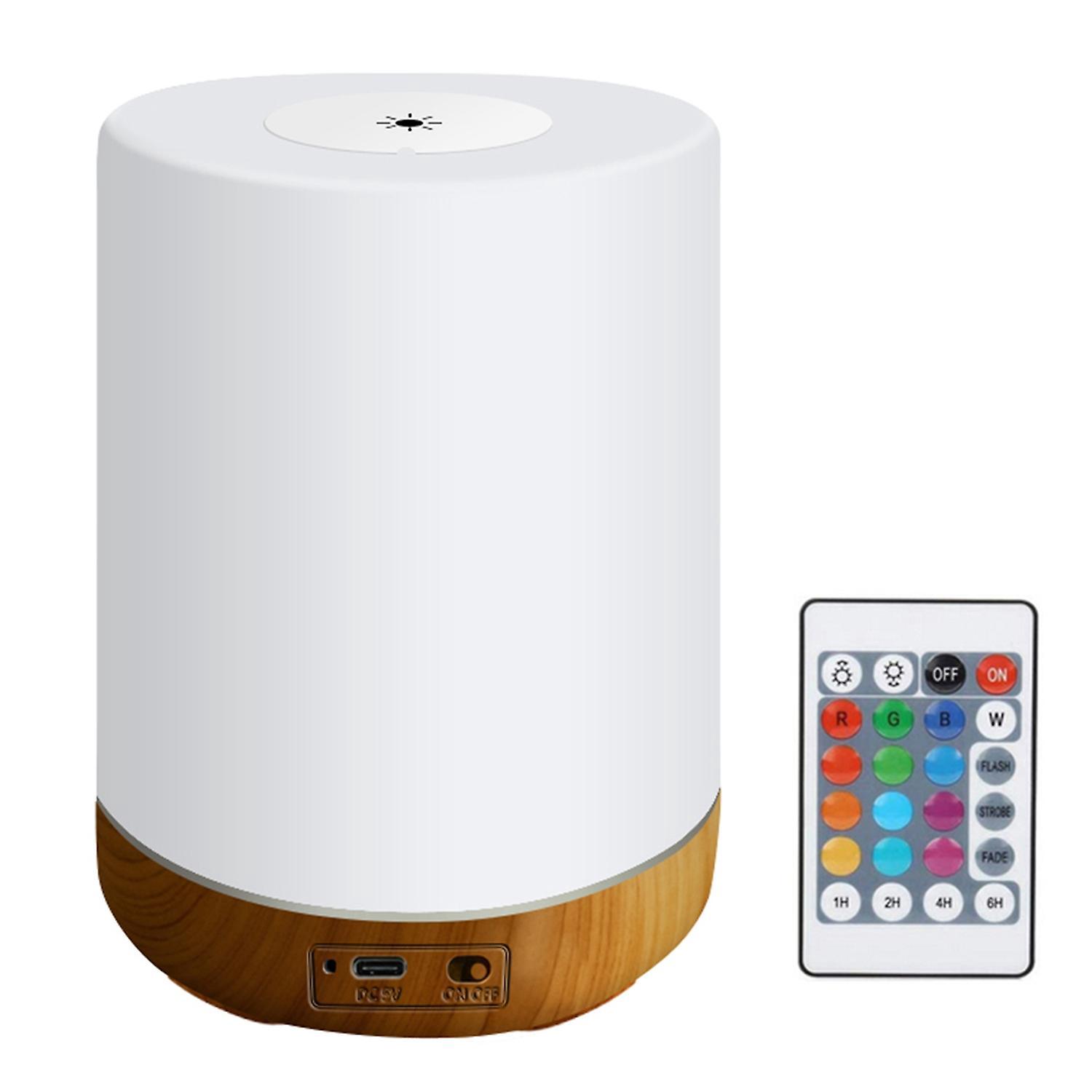 Led-nachtlicht, Usb-wiederaufladbar, Rgb-farbe & Warmweißes Licht, Lampe Für Baby-, Kinderzimmer, Schlafzimmer