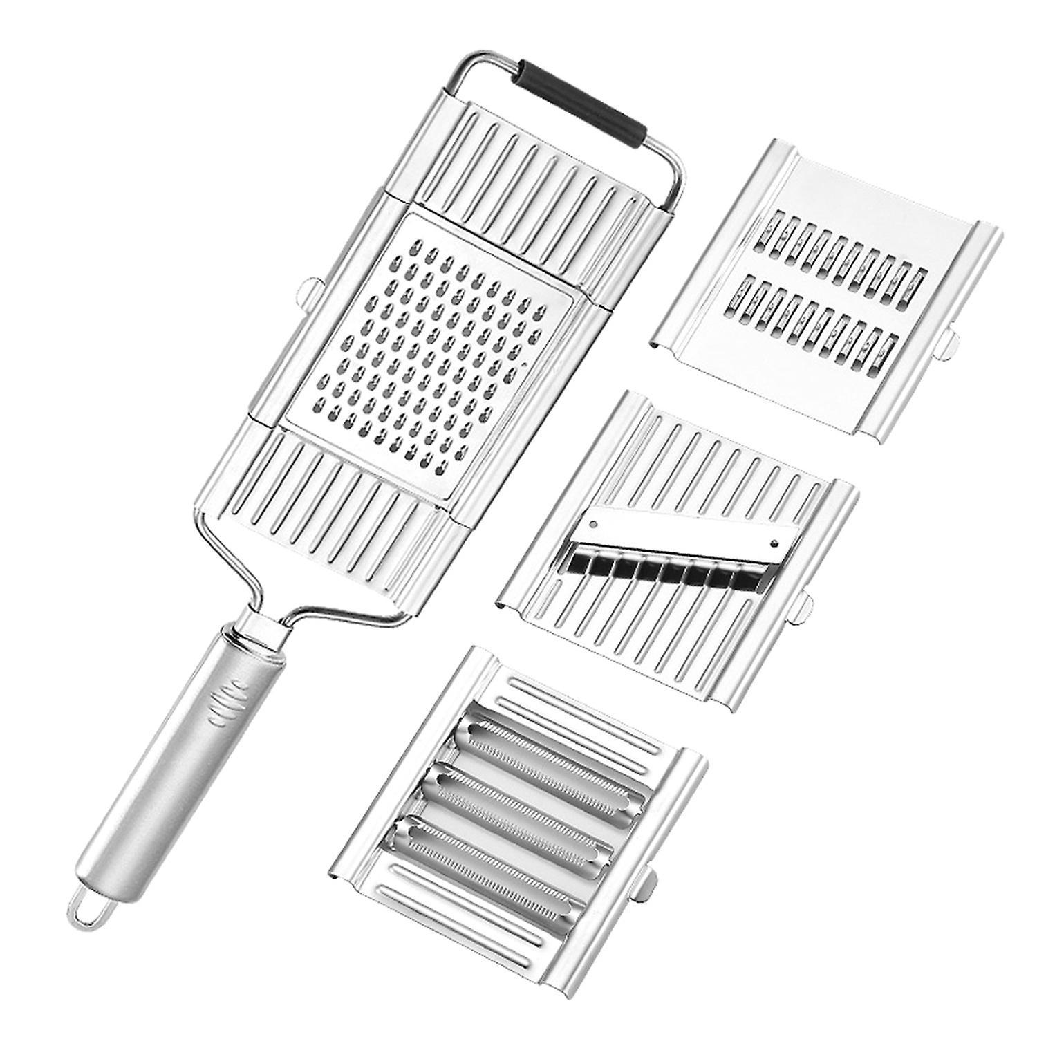 Multifunktionaler Gemüseschneider, Edelstahl-reibe-set, Manueller Gemüseschneider