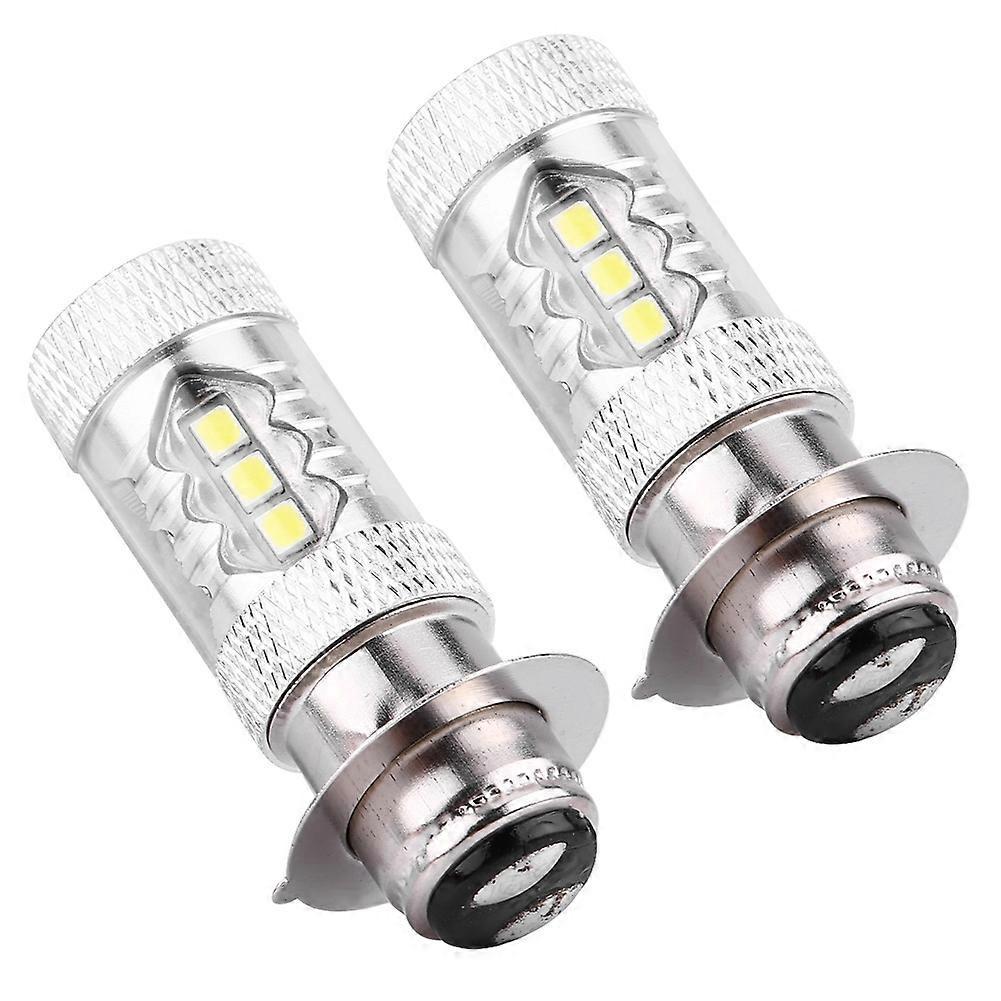 Stück Motorrad 80w Superhelle Led-scheinwerferlampe (weißes Licht)