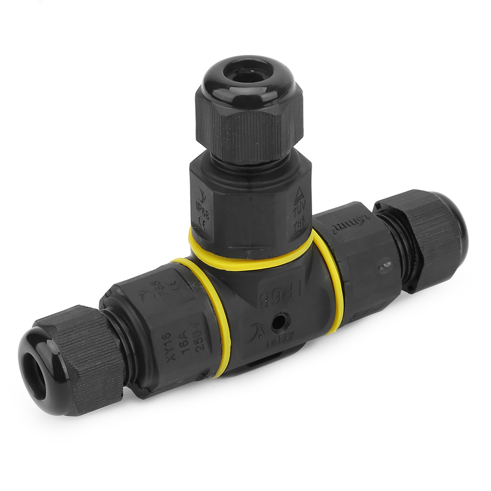 Ip68 Wasserdichter T-förmiger 3-poliger Anschlusskasten Für Erdkabel