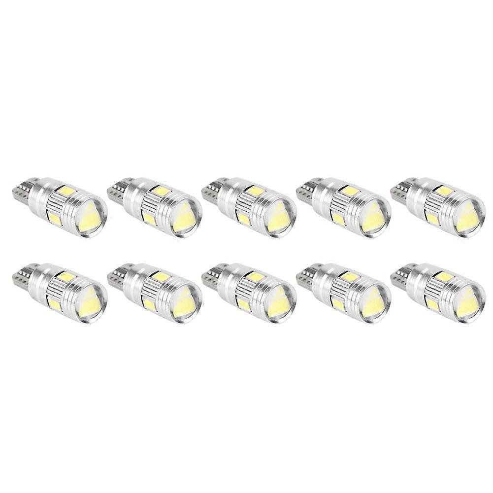 10 Stück T10 5630 6smd W5w Kfz-led-canbus-lampe, Fehlerfrei, Seitenmarkierungs-kennzeichenbeleuchtung