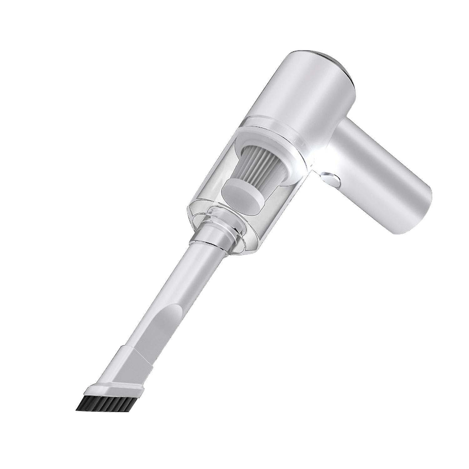 Autostaubsauger, Kabelloser Handstaubsauger, 120 W, 6000 Pa, Hohe Leistung, Eingebautes Led-licht, Tragbar