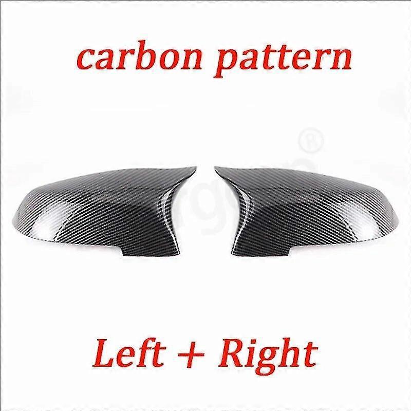 2x Außenspiegelkappen In Carbonfaser-optik, Schwarz, Für Bmw 5er, 6er, 7er F10, F11, F18, F07, F12, F13, F06, F01, F02 Lci – Carbonfaser-optik