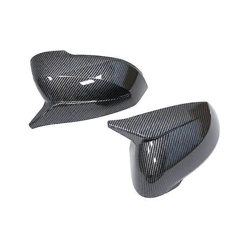 Stück Carbonfaser-seitenspiegelkappen Für Bmw X1 U11 U12 2023 2024 (inkl. Hupengehäuse) – Autozubehör