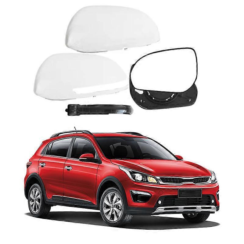 Passend Für Kia Huanchi/kia Kx Cross (modelljahre 2017–2020): Außenspiegelgehäuse, Außenspiegelabdeckung Links (fahrerseite), Außenspiegelglas Mit Heizung.
