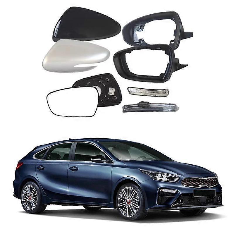 Passend Für Kia K3 (baujahre 2019–2023): Außenspiegelgehäuse, Außenspiegelabdeckung, Rahmen, Linse, Blinker Rechts (beifahrerseite), Gehäuse, Perlmuttweiß