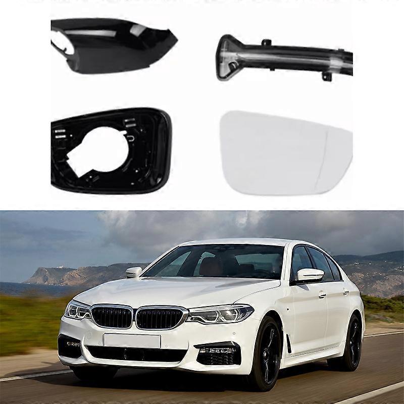 Passend Für Bmw 5er G 38 520 525 530 525 Rückspiegelgehäuse Rückspiegelabdeckung Spiegelrahmen Blinkerrahmen Links