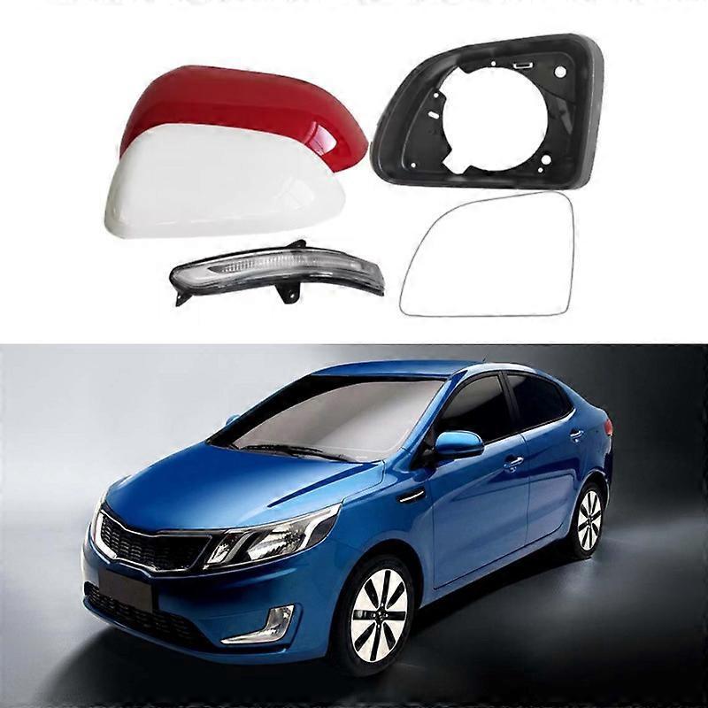 Passend Für Kia K2/kx Cross (baujahre 2017–2019): Außenspiegelgehäuse, Außenspiegelabdeckung, Spiegelglas, Blinker Links, Hauptspiegelglas Mit Heizung.