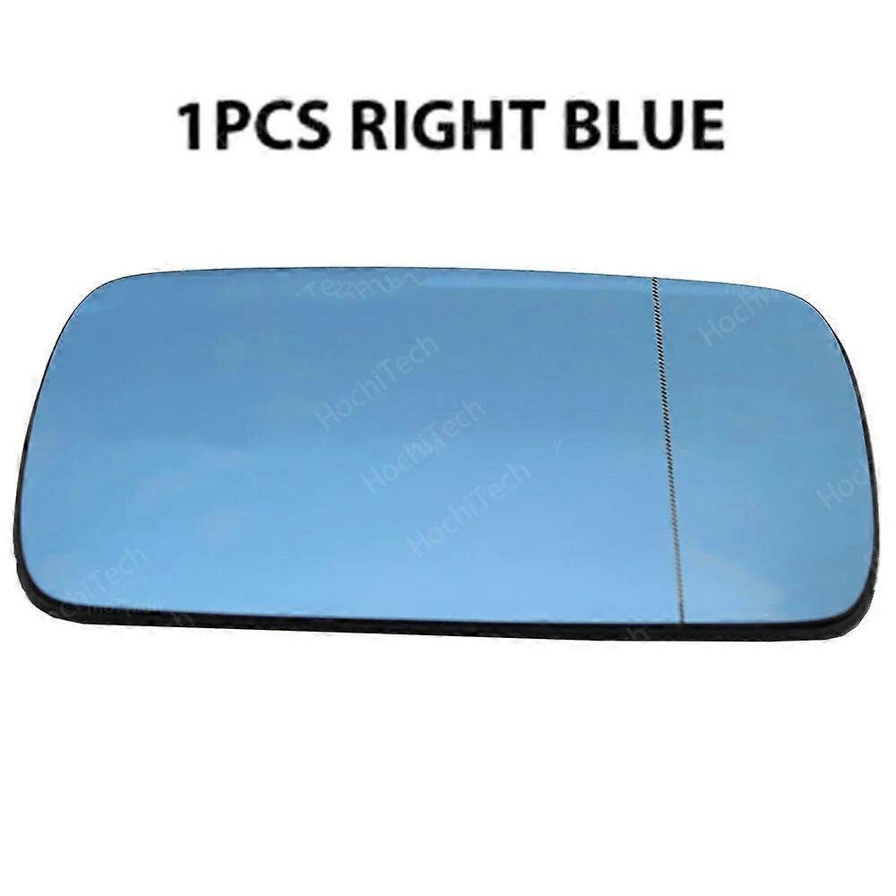 1 Stück Elektrisch Blaues, Beheizbares Rückspiegelglas, Links Und Rechts – 1 Stück Rechts Blau
