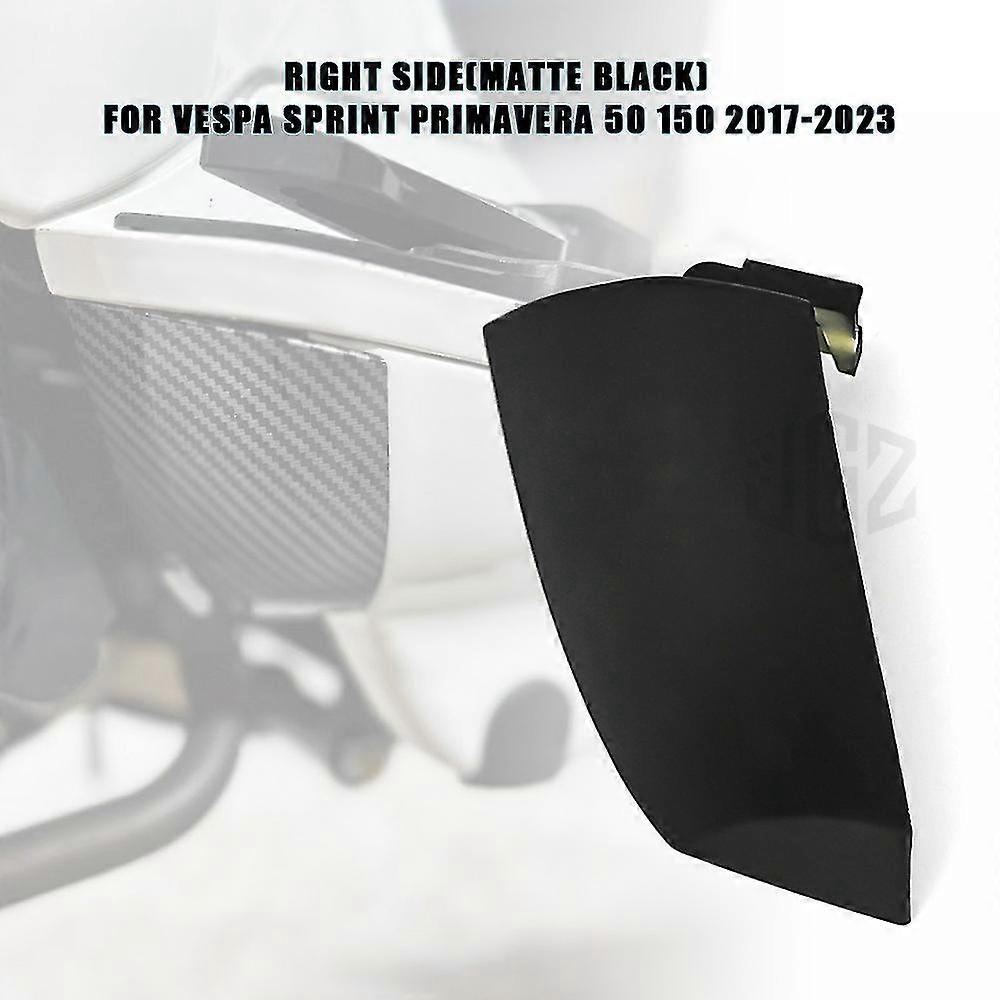 Heckspoiler-abdeckung Aus Abs-carbon Für Vespa Sprint Primavera 50/150 (2017–2022) – 1 Stück, Rechts, Mattschwarz