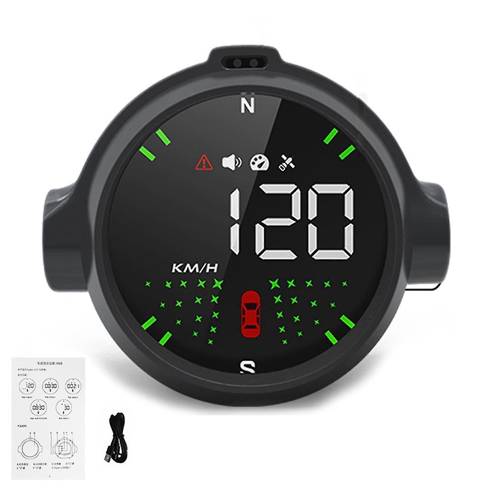 Led-head-up-display Mit Digitalem Gps-tachometer (mph/km/h), Multifunktionskompass Und Höhenmesser Mit 5 Anzeigen