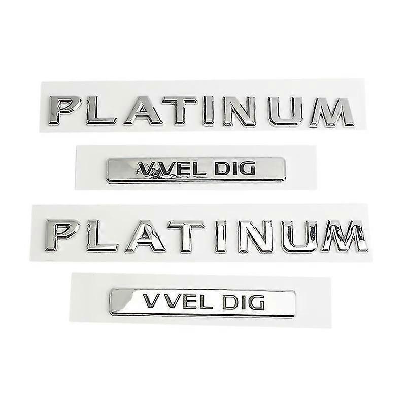 Auto Platinum Vvel Dig Kofferraumbuchstaben Logo Abzeichen Emblem Aufkleber Für Nissan Patrol Y60 Y61 Y62 Styling Zubehör--