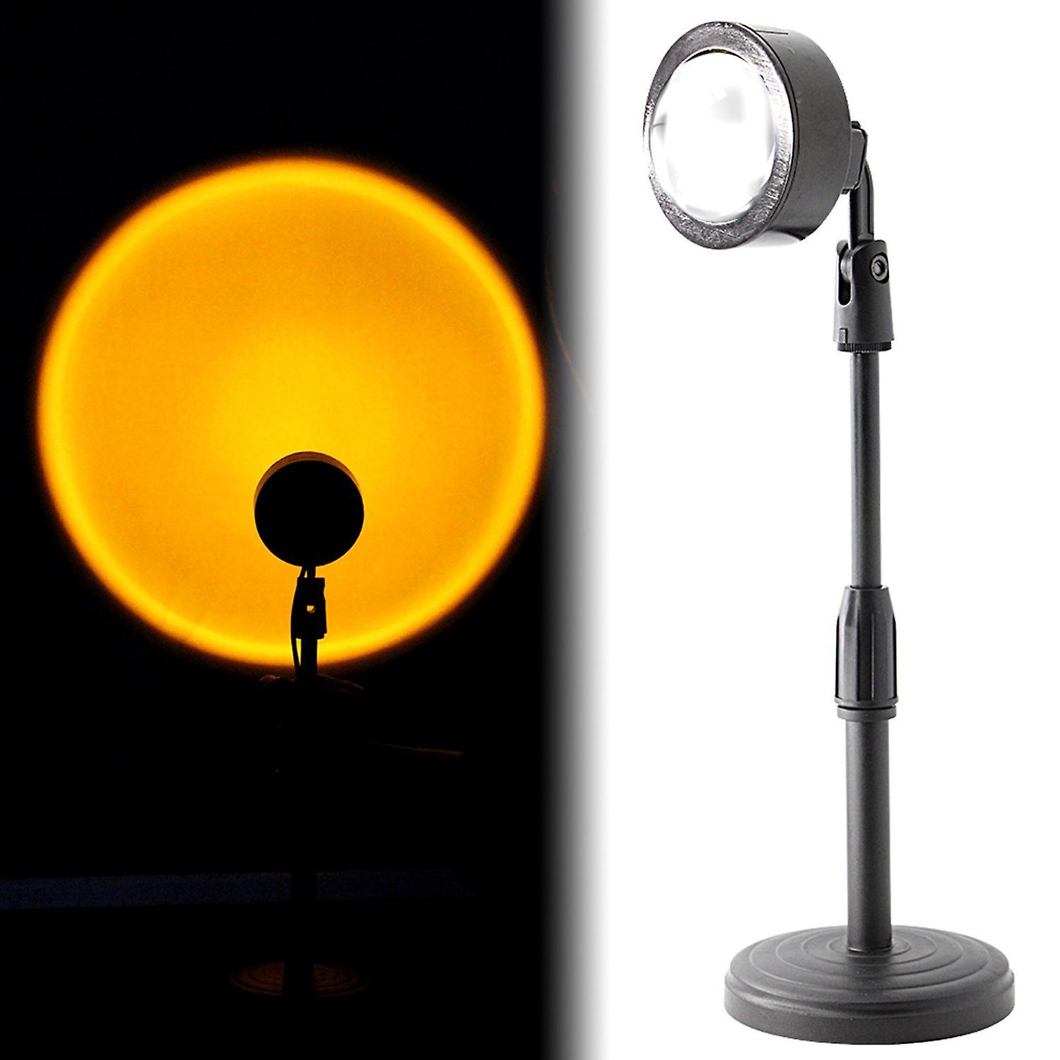 Sonnenuntergangs-projektorlampe, Regenbogen-atmosphäre-bodenständer, Moderne Projektionslampe Für Partys, Filmvorführungen Und Kino – Sonnenuntergangs-projektorlampe