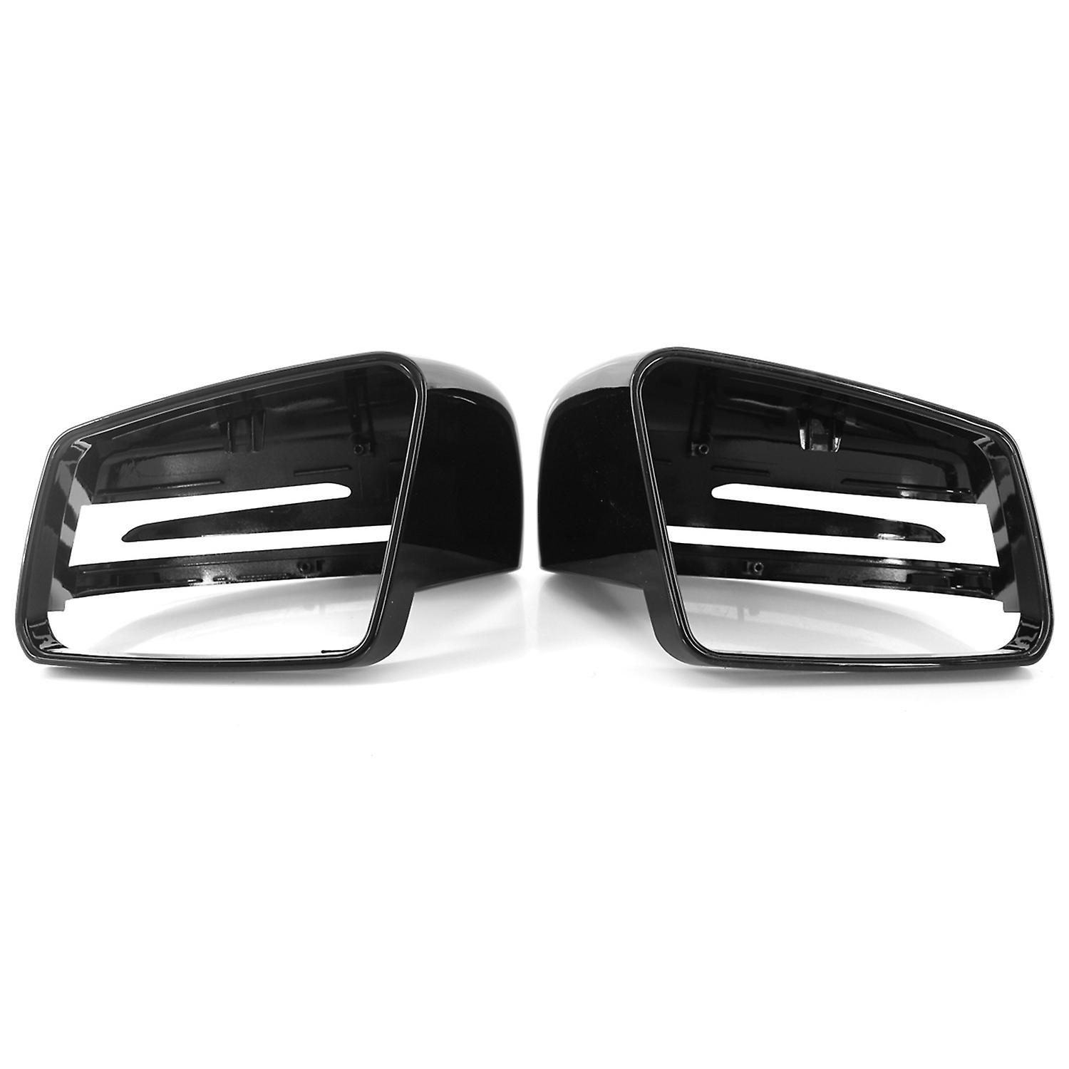 Paar Schwarze Rückspiegelkappen Als Ersatz Für Mercedes-benz E- Und C-klasse W212, W204 Und W221 (2009–2013)